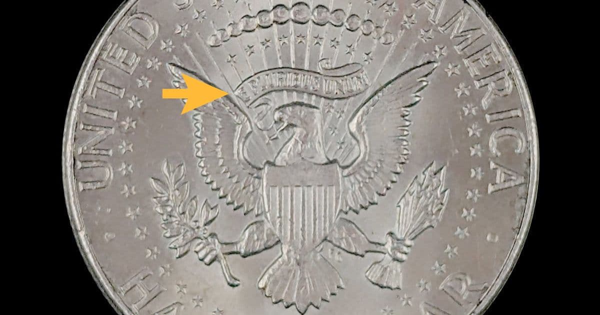 Front of a Morgan with E pluribus unum highlighted.