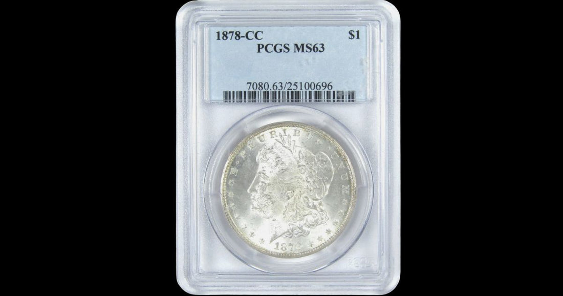 PCGS MS-63 Morgan Silver Dollar slab