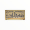 Dallas Fort Worth Texas Goldback on a black cloth